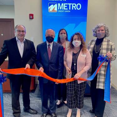 Metro Credit Union Burlington Branch Reopening Ceremony